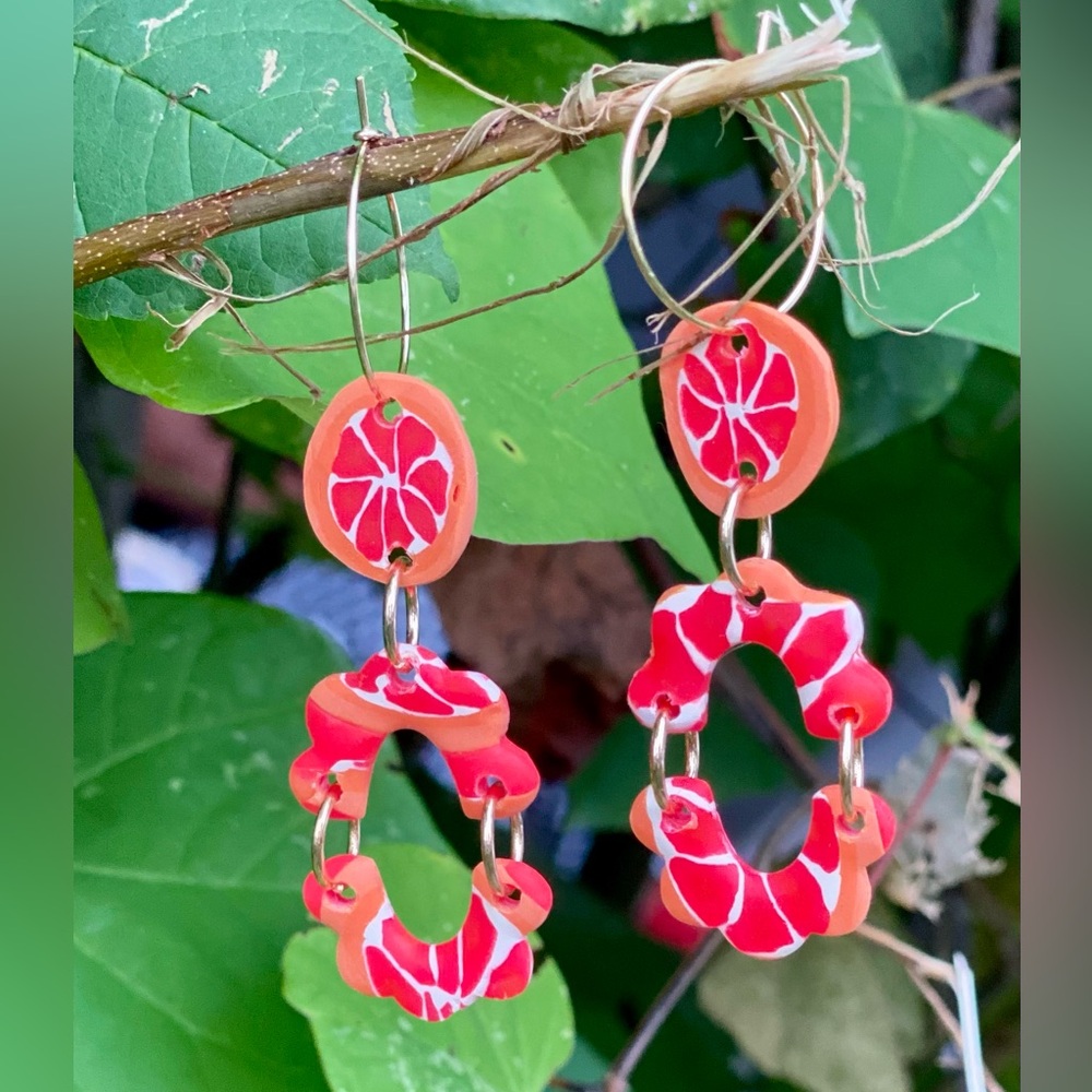 Handmade Earring Polymer Clay